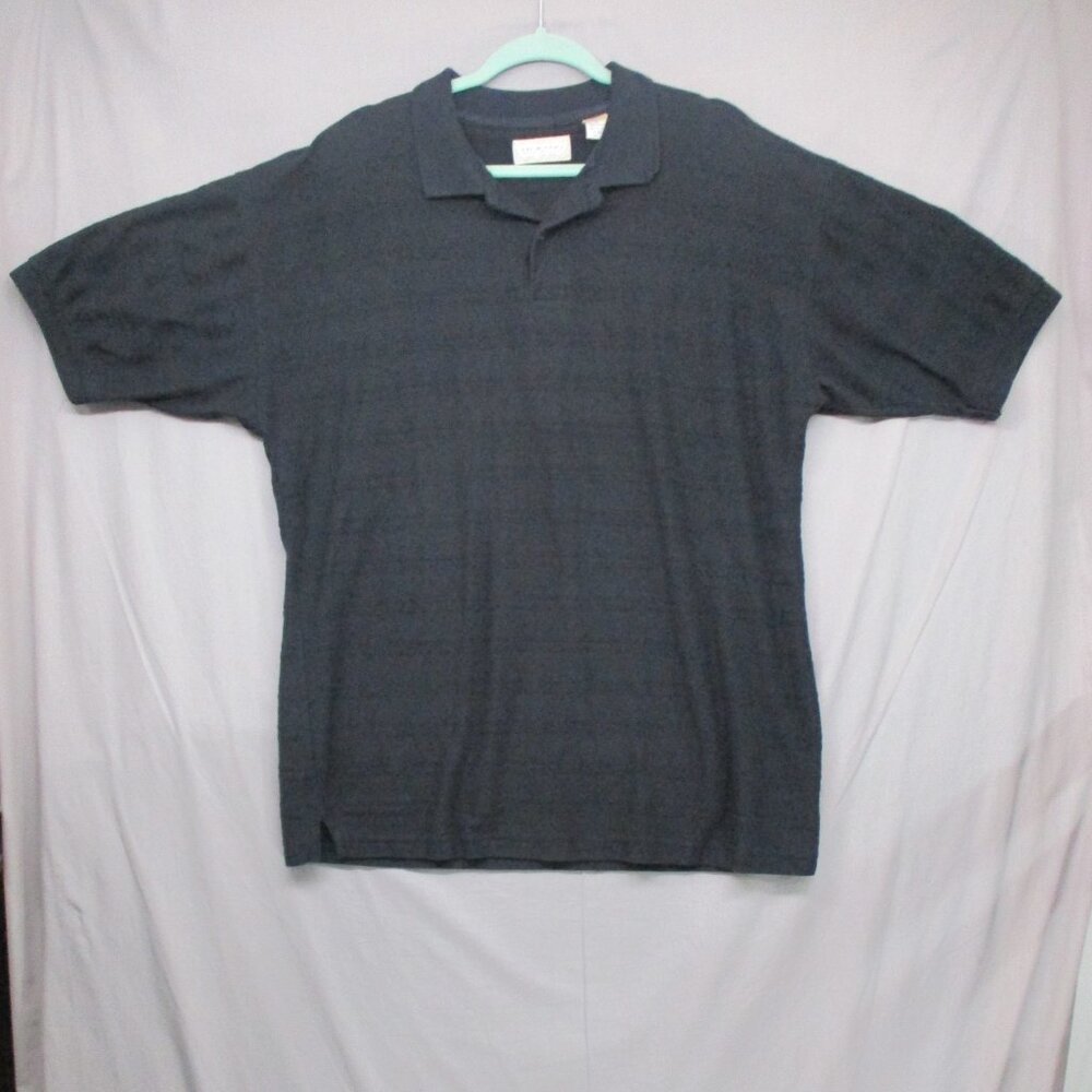Murano Vintage 100% Cotton Polo‎ T-Shirt Black Men Size | L